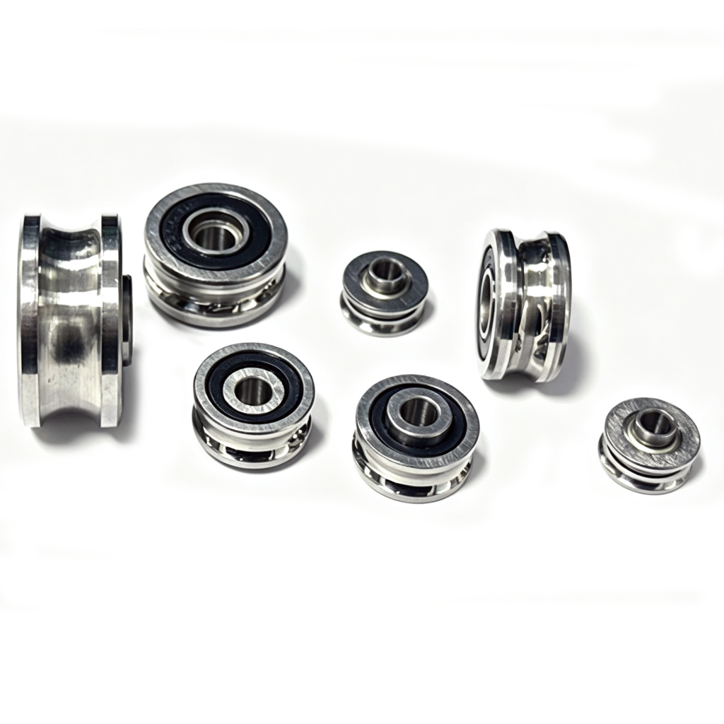 sg series gothic arc groove guide rollers